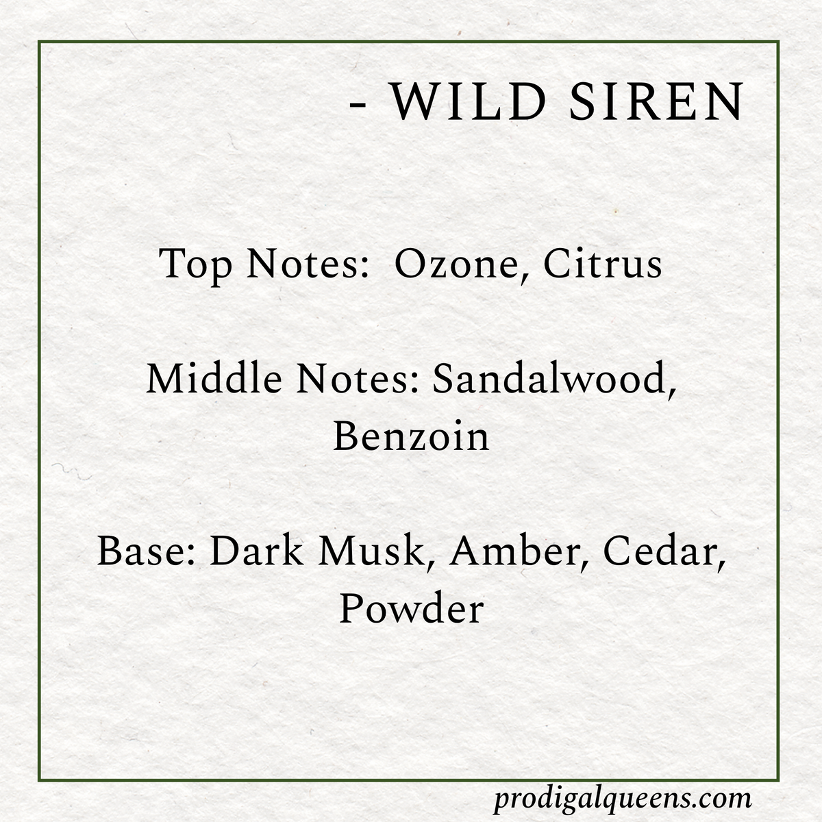 WILD SIREN | Laced Body Nectar