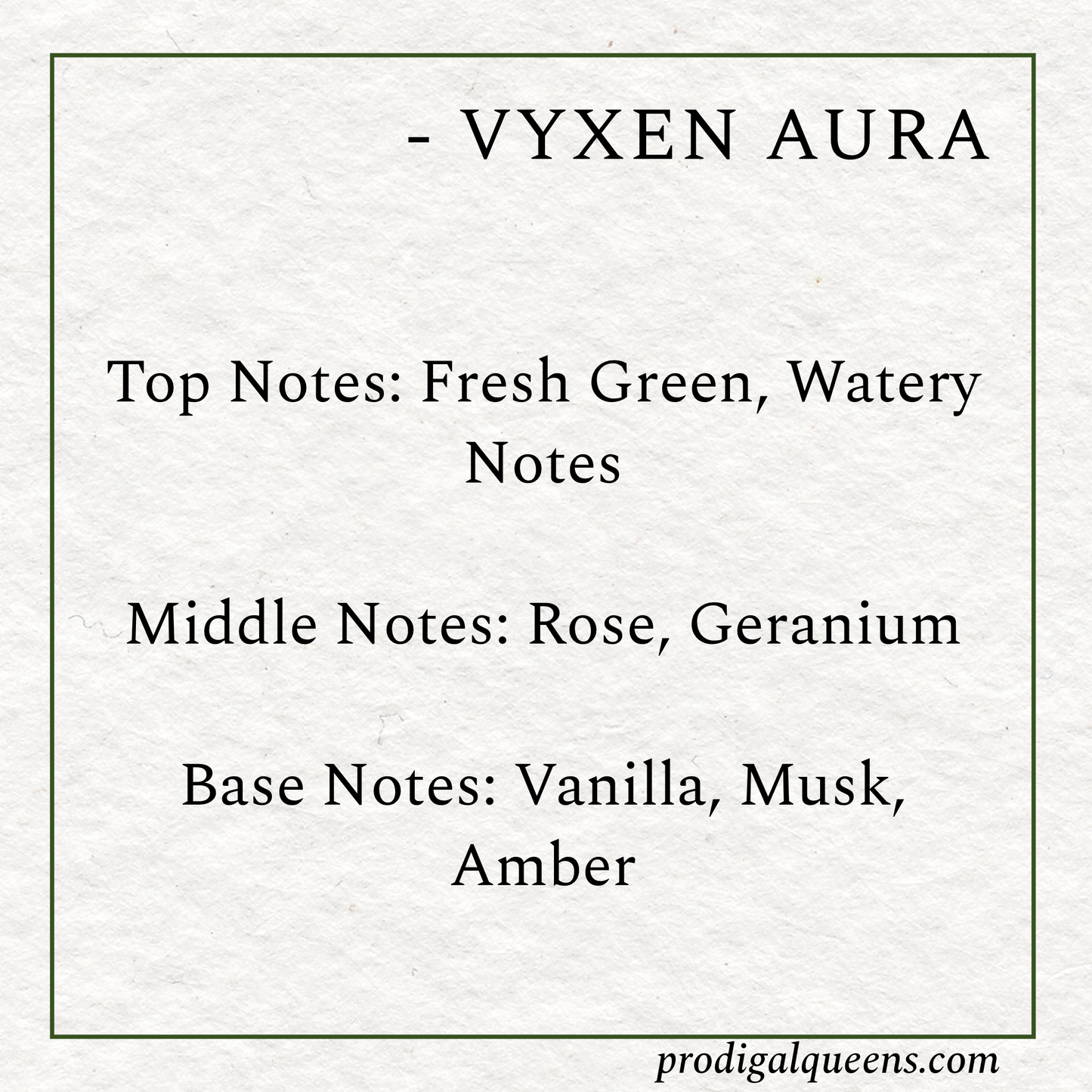 VYXEN AURA | Laced Body Nectar